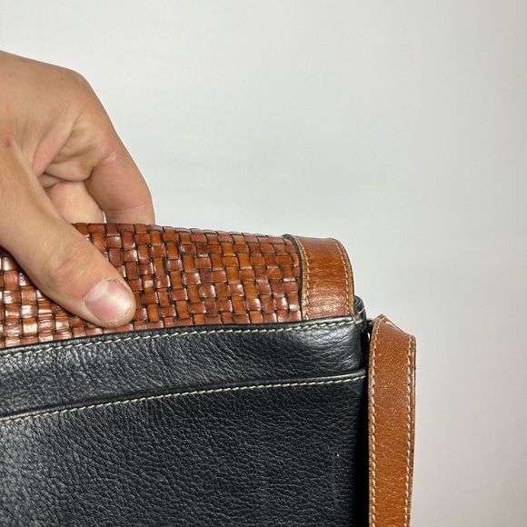 Bally woven leather vintage handbag - Picture 4 of 10